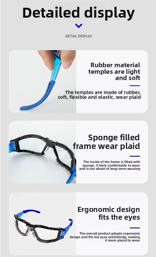 ProShield FoamSeal Safety Goggles  Sport  Industrial Eye Protection For Outdoor Lab  Workshop 5