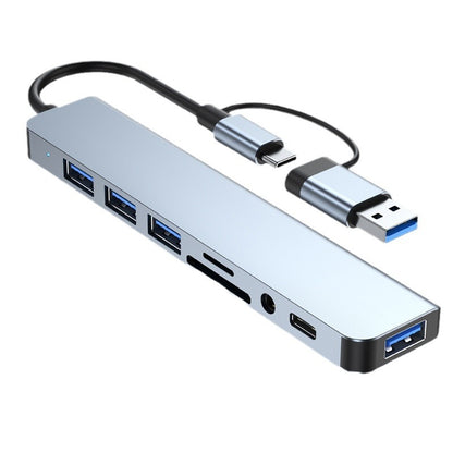 Docking Station, Audio Jack Adaptor, Micro SD Card Reader, Laptop Tablet Phone Disk Converter