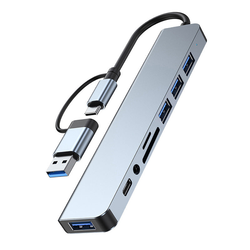 Docking Station, Audio Jack Adaptor, Micro SD Card Reader, Laptop Tablet Phone Disk Converter