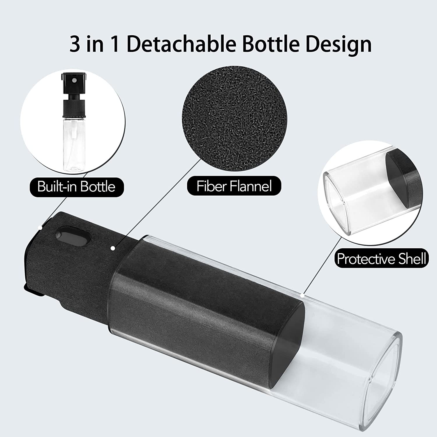 Phone Screen Cleaner Spray Portable Mobile Phone And Tablet Cleaner Touch Screen Cleaning Set 2