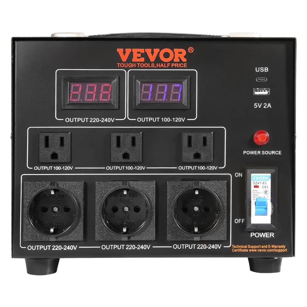 Heavy Duty Step Up Down Transformer Voltage Converter Transformer Power Converter 8