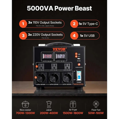 Heavy Duty Step Up Down Transformer Voltage Converter Transformer Power Converter 1