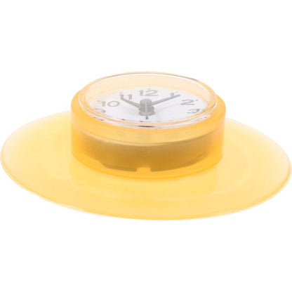 Personality Waterproof Bathroom Suction Cup Clock AntiFog Shower Wall Clock Simple Design Mirror Su 3