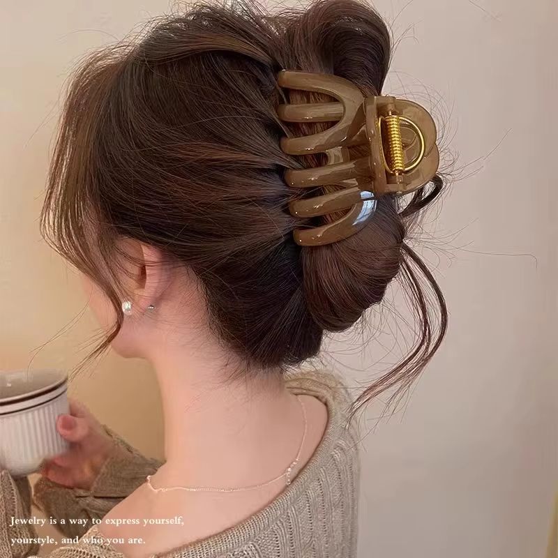 PumpkinDesign Premium Hair Claw Clip  Large Sweet Ornament For Women With Long Hair 3