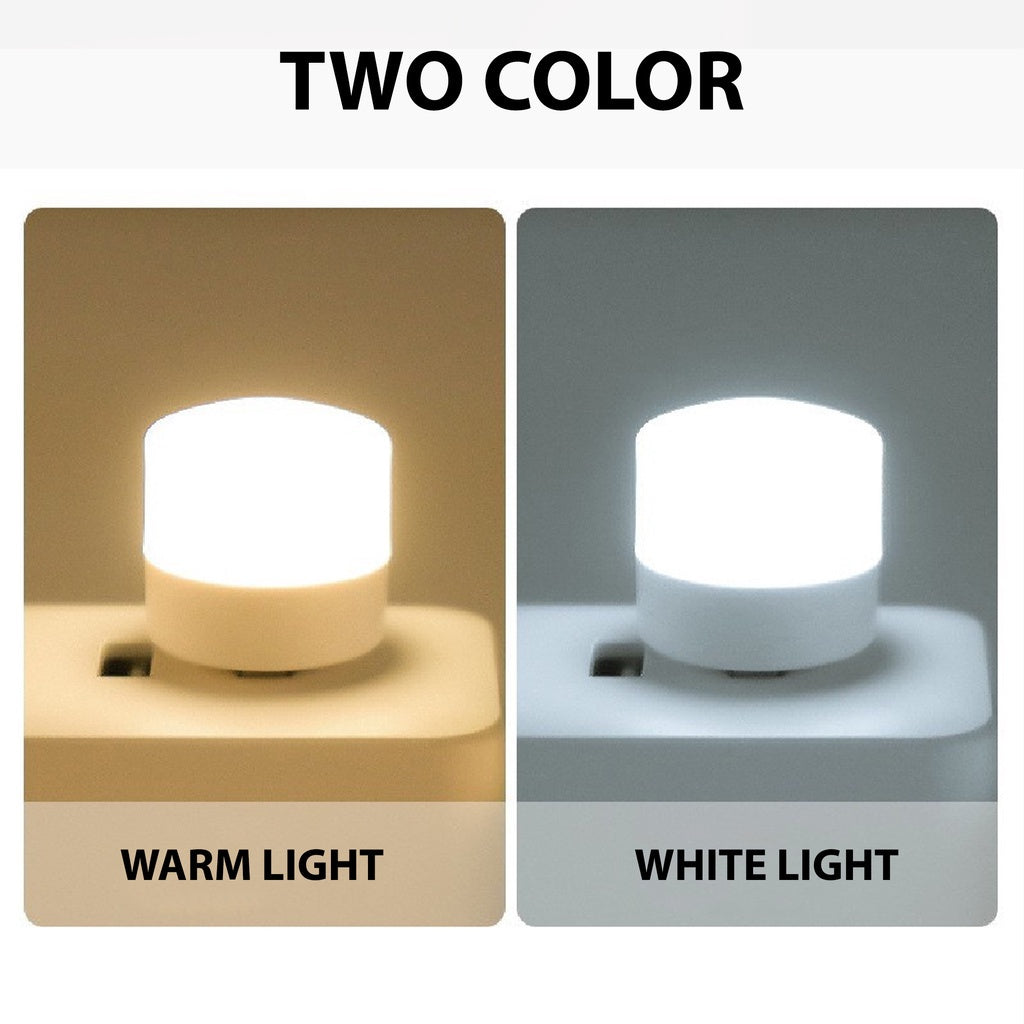 Mini USB Night Light Warm White LED Lamp Eye Protection Reading Light USB Plug For Computer 1