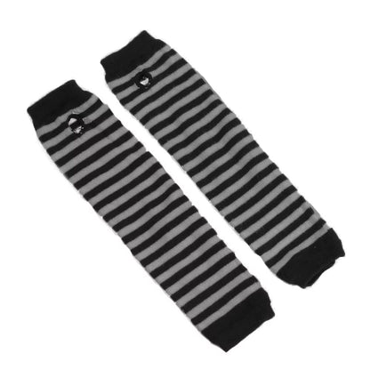 StreetTune Stripe Fingerless Arm Warmers  Knitted Elbow Mittens For Men  Women 8