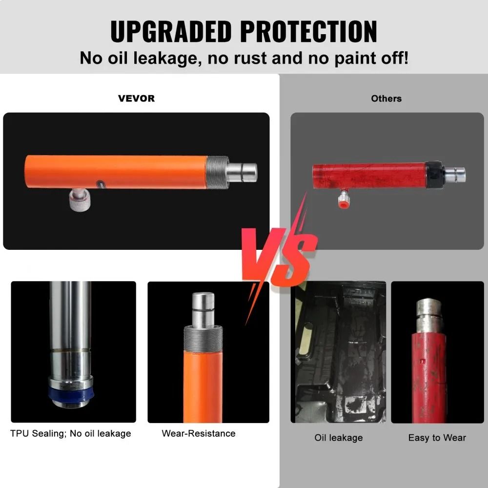 Portable Hydraulic Ram Porta Power Kit With Oil Hose Auto Body Frame Repair Kit 3