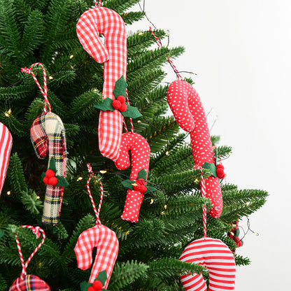 Hanging Christmas Tree Decoration Red Berries Walking Stick Festive Shooting Props Unique Christmas 1