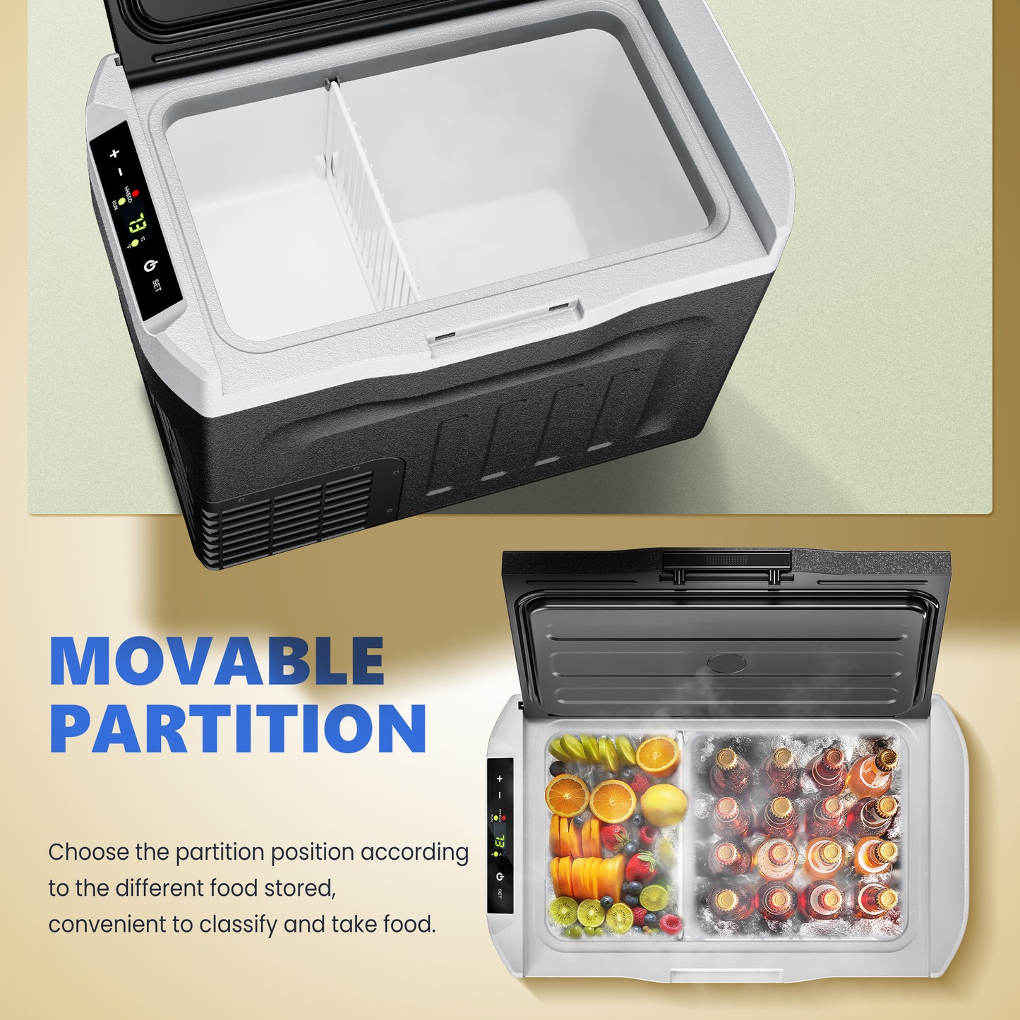 30L Car Portable Refrigerator Outdoor Freezer Electric Cooler For Camping BBQ Travel 1