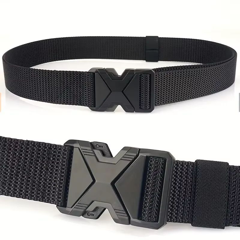 RangerX Tactical NylonCanvas Belt Set 2Pack  Multifunctional Outdoor  Hunting Belts For Men 2