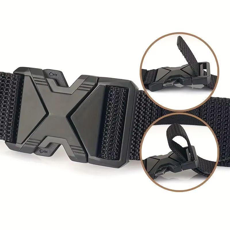 RangerX Tactical NylonCanvas Belt Set 2Pack  Multifunctional Outdoor  Hunting Belts For Men 3