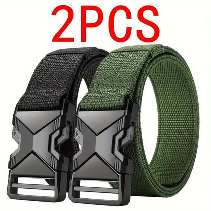 RangerX Tactical NylonCanvas Belt Set 2Pack  Multifunctional Outdoor  Hunting Belts For Men 6