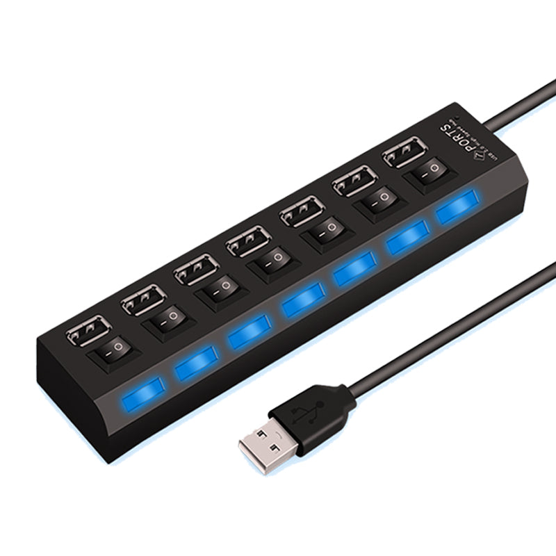 High Speed Adaptor, Multi USB Splitter, Expanded Multiple Extender for PC, Laptop