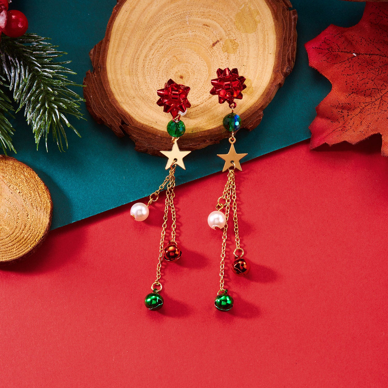 Cute Snowman, Colorful Crystal Zircon, Dangle Earrings For Women, Christmas Tree Snowflake Bow, Xmas New Year Party Gift
