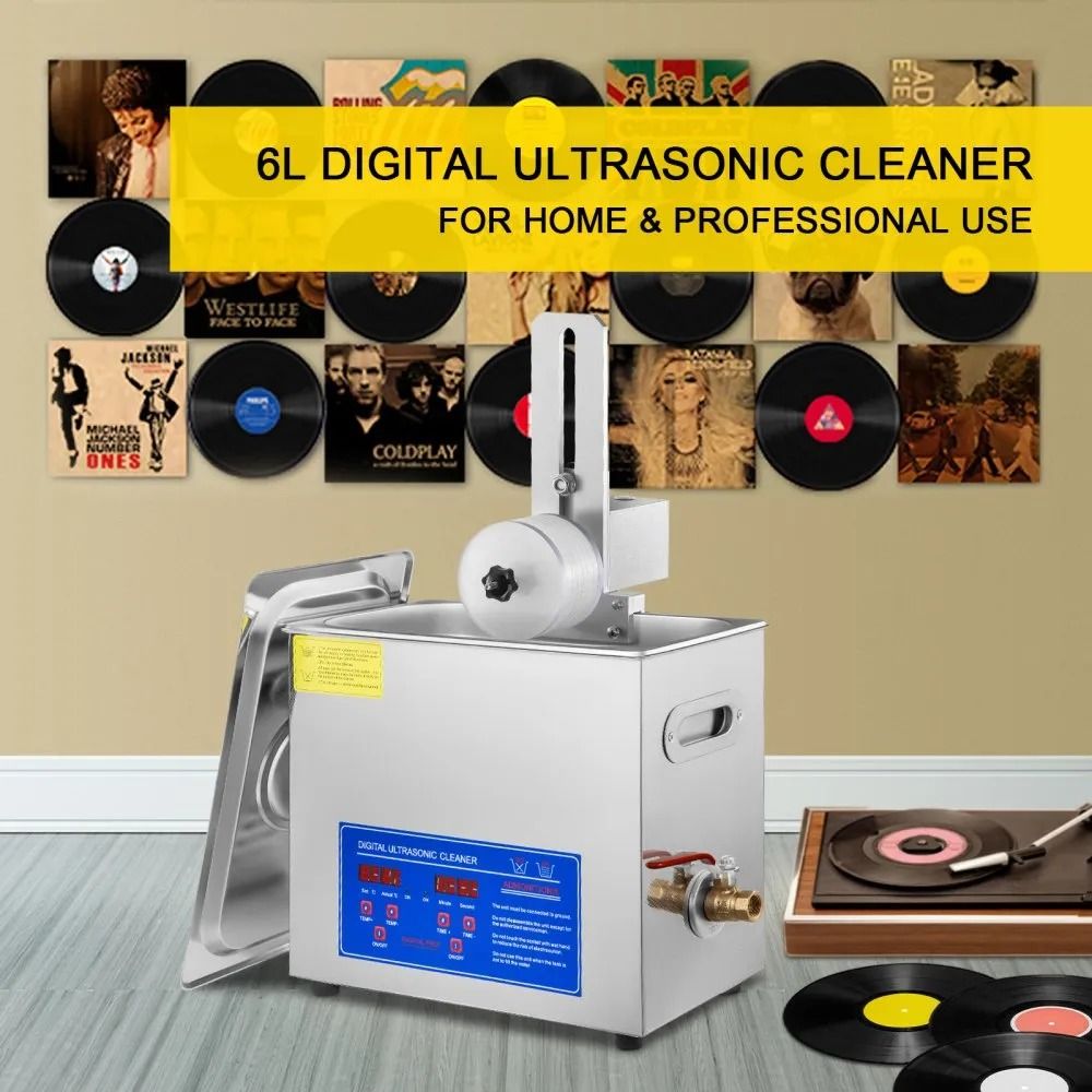Ultrasonic Records Cleaner Ultrasonic Vinyl Cleaning Machine Vinyl Record Cleaner With Drying Rack 1
