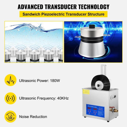 Ultrasonic Records Cleaner Ultrasonic Vinyl Cleaning Machine Vinyl Record Cleaner With Drying Rack 2