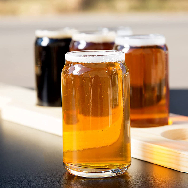 Drinking Glasses Can Shaped Glass Cups Beer Glasses Tumbler Cup Cocktail Glasses Whiskey Glasses Wi 1