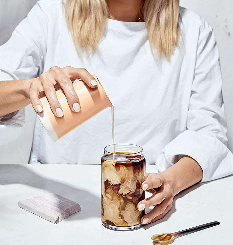 Drinking Glasses Can Shaped Glass Cups Beer Glasses Tumbler Cup Cocktail Glasses Whiskey Glasses Wi 2