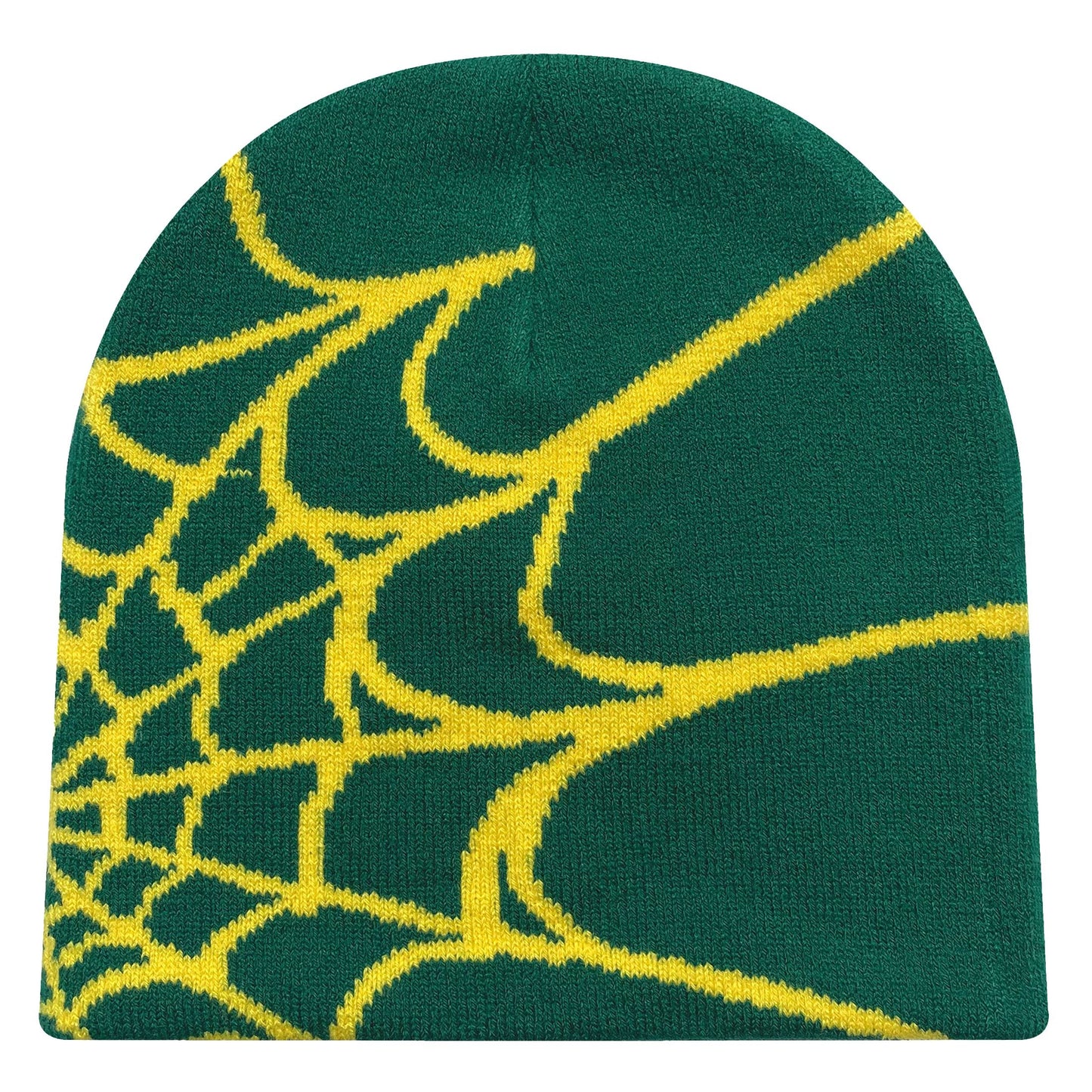 WebRide Y2K Unisex Knit Beanie  SpiderWeb Pattern Outdoor Hat For Men  Women 3