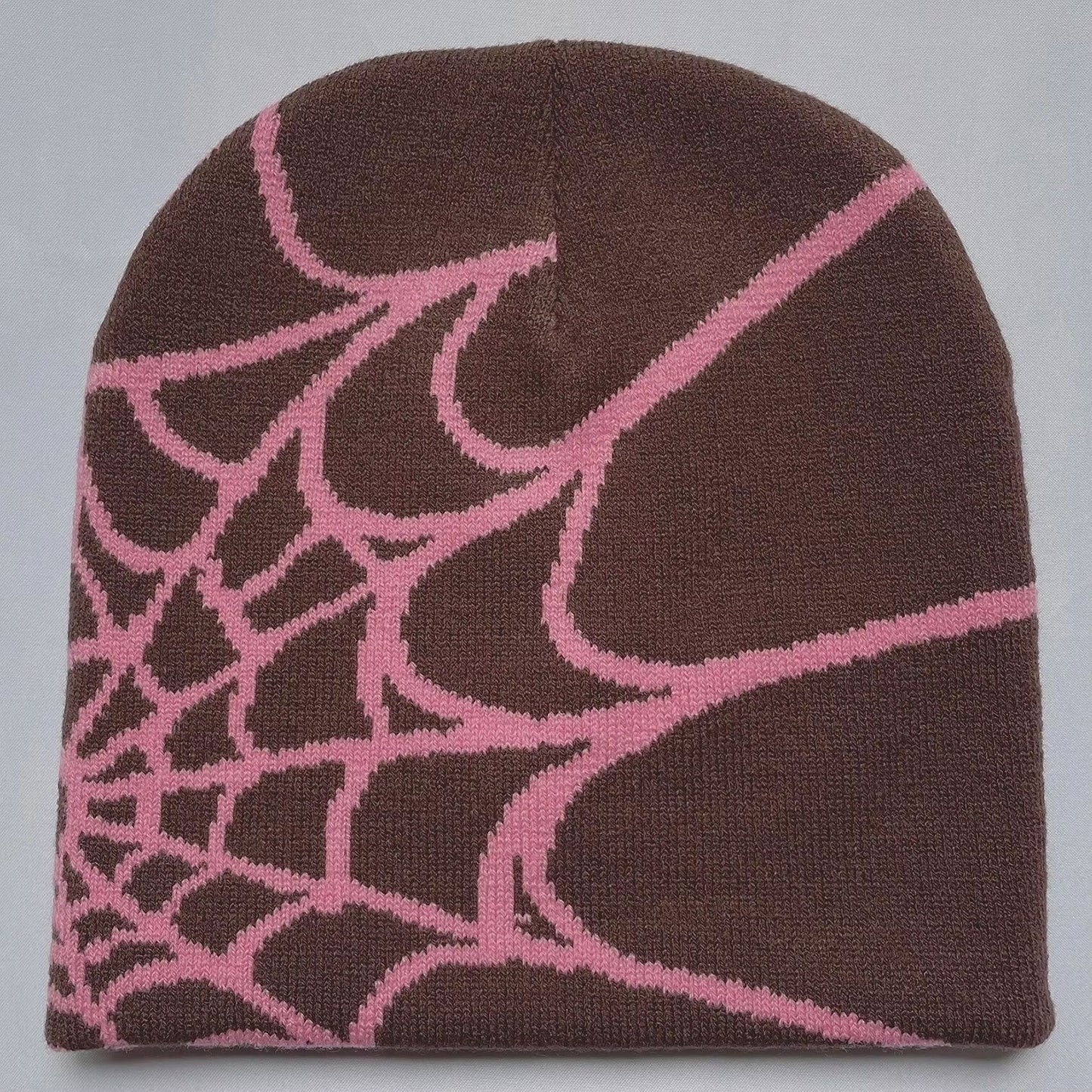 WebRide Y2K Unisex Knit Beanie  SpiderWeb Pattern Outdoor Hat For Men  Women 6