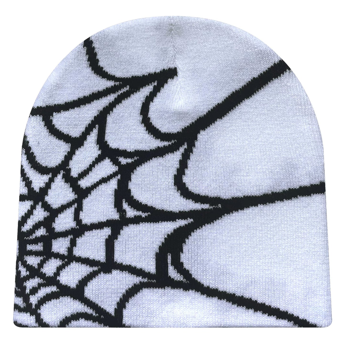 WebRide Y2K Unisex Knit Beanie  SpiderWeb Pattern Outdoor Hat For Men  Women 7