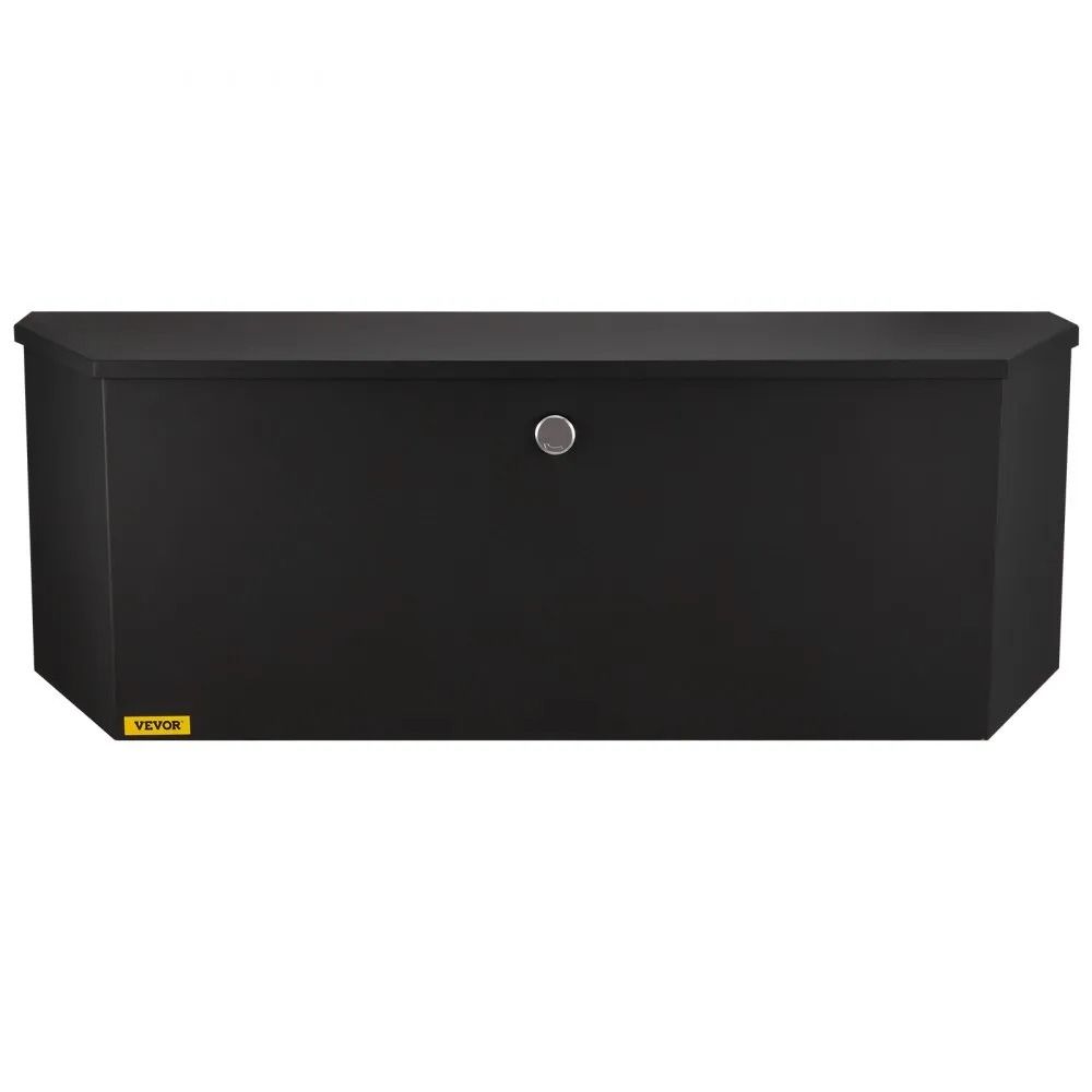 Trailer Tongue Tool Box Carbon Steel Heavy Duty Storage Chest RV Utility Trailer Box With Lock And  8