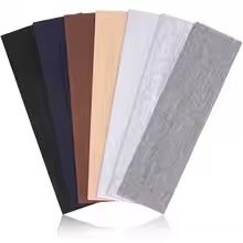ActiveGrip 6-Pack Solid Headbands – Sweat-Absorbing Workout Headbands for Men & Women