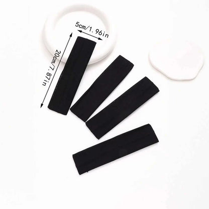 ActiveGrip 6Pack Solid Headbands  SweatAbsorbing Workout Headbands For Men  Women 12