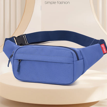 Casual Large Phone Belt Bag, Men Waist Bag, Women's Canvas Fanny Pack, Travel Purse
