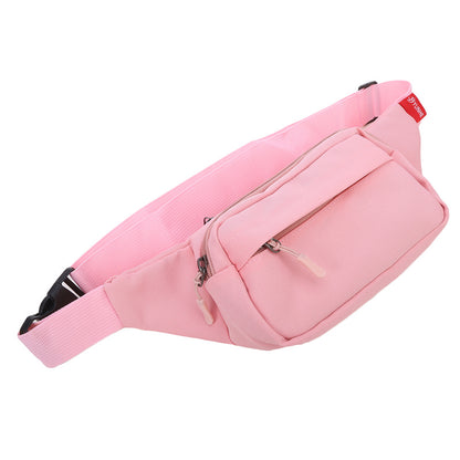 Casual Large Phone Belt Bag, Men Waist Bag, Women's Canvas Fanny Pack, Travel Purse