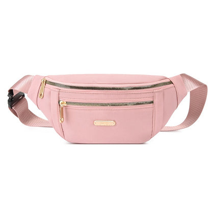 Casual Large Phone Belt Bag, Men Waist Bag, Women's Canvas Fanny Pack, Travel Purse