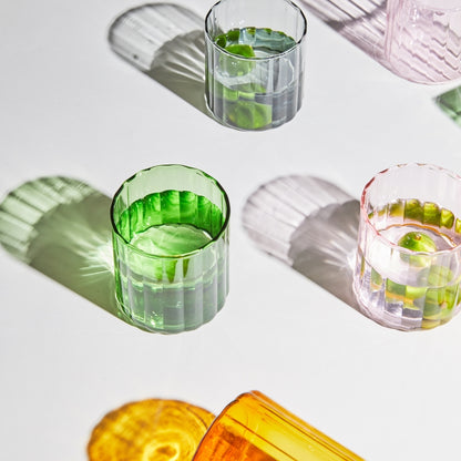 Glass Cups, Heat Resistant Glass Cup Brewing Mugs, Stripe Glass Tea, Office Juice Coffee, Milk Mug Family Cups