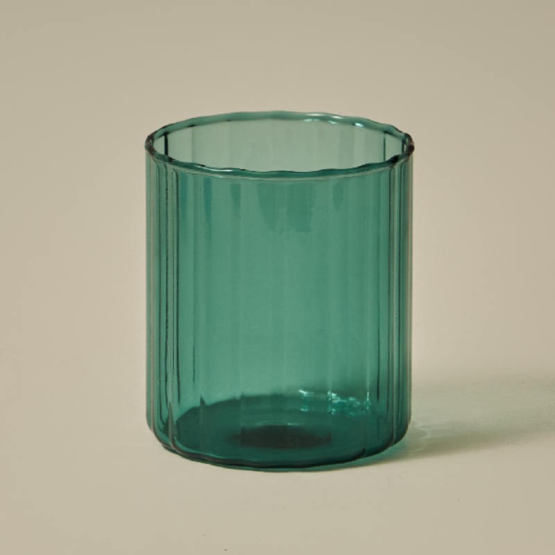Glass Cups, Heat Resistant Glass Cup Brewing Mugs, Stripe Glass Tea, Office Juice Coffee, Milk Mug Family Cups