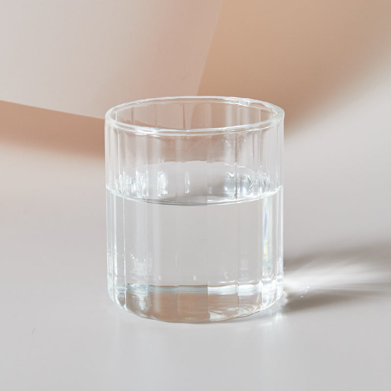 Glass Cups, Heat Resistant Glass Cup Brewing Mugs, Stripe Glass Tea, Office Juice Coffee, Milk Mug Family Cups