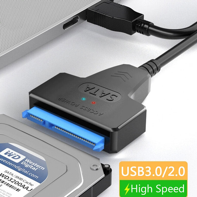 USB Cable, SATA Pin Adapter, External HDD SSD, Hard Drive Connector