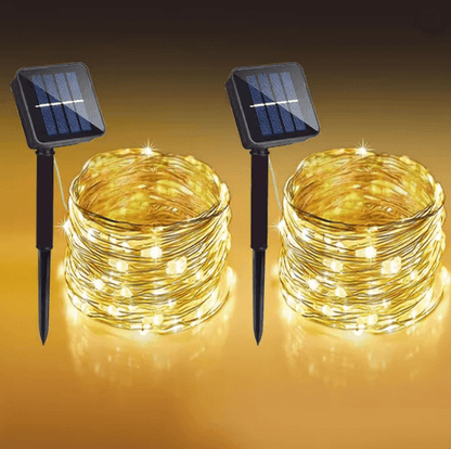 SunGlow Solar Fairy Lights Outdoor String With 8 Lighting Modes 7