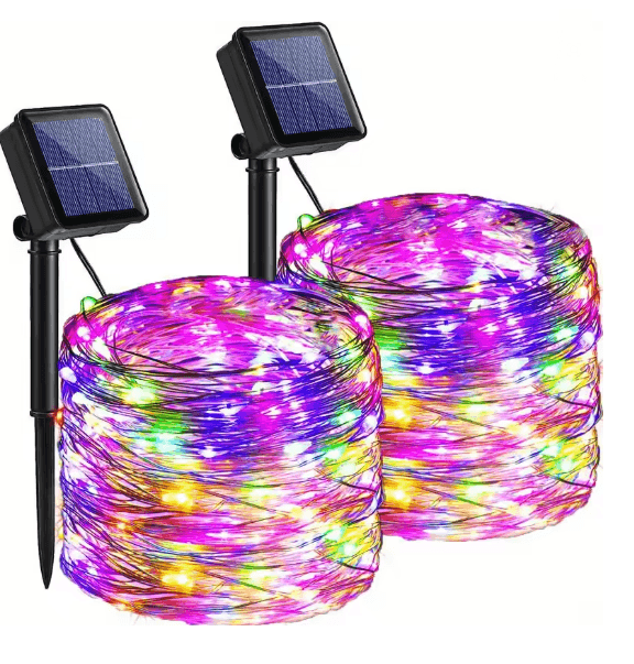 SunGlow Solar Fairy Lights Outdoor String With 8 Lighting Modes 6