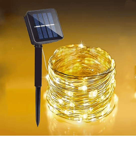 SunGlow Solar Fairy Lights Outdoor String With 8 Lighting Modes 5