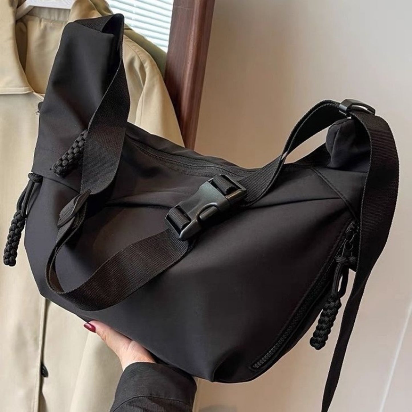 Large Capacity Commuting Crossbody Bag, New Style Classy Fashion Single Shoulder Bag, Thoughtful Gift for Office Workers