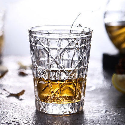 Glass Set For Drinking Household Whiskey Cups Transparent Drinkware Diamond Painting Wine Glass Jui 1