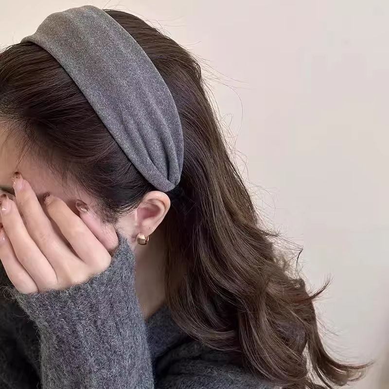 SoftCotton Vintage Leopard Headband  Solid  Print Elastic Hair Hoop For Women  Girls 1