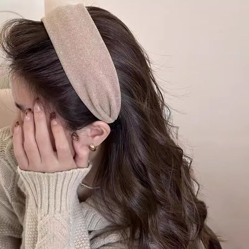 SoftCotton Vintage Leopard Headband  Solid  Print Elastic Hair Hoop For Women  Girls 2