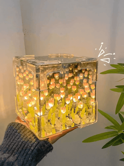 LumiTulip DIY Flower Cube Night Light Kit For Handmade Room Decor 1