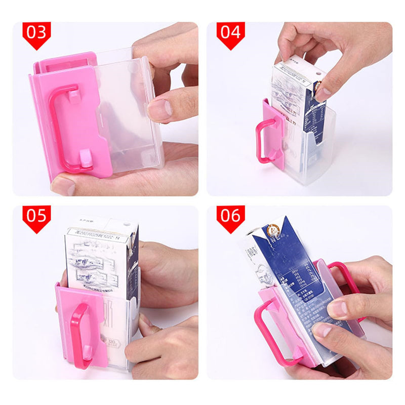 Infant Adjustable Safety Plastic Baby Toddler Juice Box Drinking Cup Holder AntiSpill Bottle Cup Mi 4