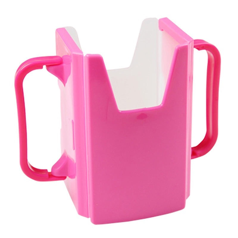 Infant Adjustable Safety Plastic Baby Toddler Juice Box Drinking Cup Holder AntiSpill Bottle Cup Mi 7