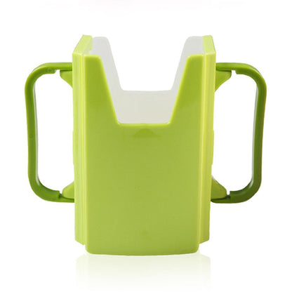 Infant Adjustable Safety Plastic Baby Toddler Juice Box Drinking Cup Holder AntiSpill Bottle Cup Mi 8