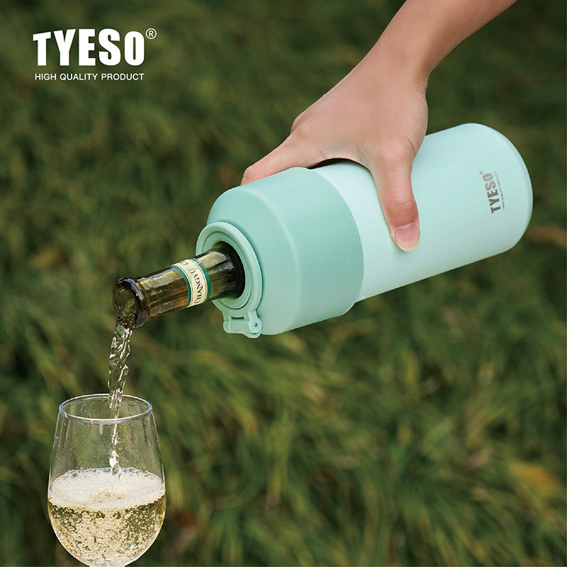 Tyeso HighPerformance Portable Insulated Cold Drink Bottle Large Capacity Lightweight Tumbler Outdo 2