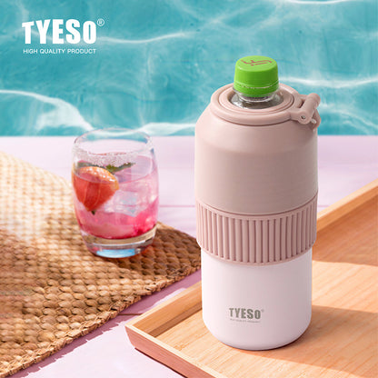 Tyeso HighPerformance Portable Insulated Cold Drink Bottle Large Capacity Lightweight Tumbler Outdo 3