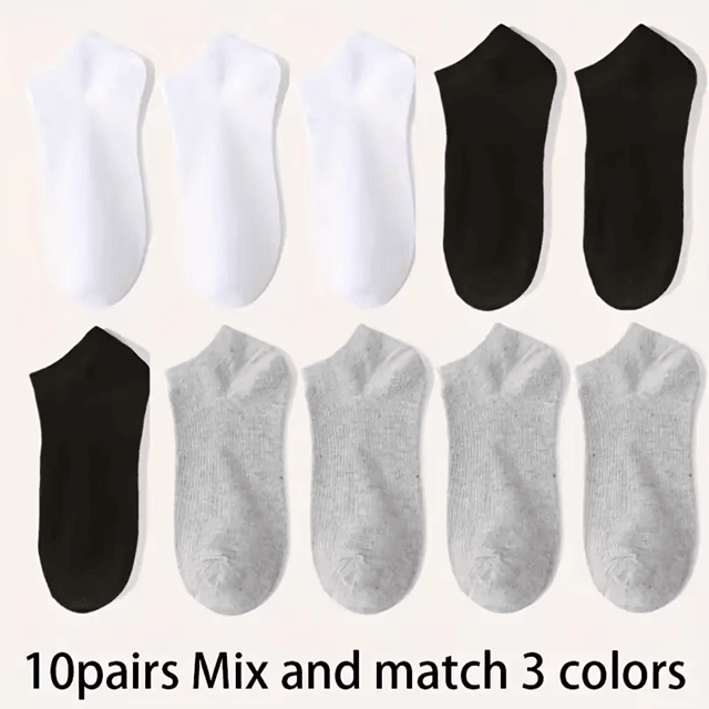 AirFlex Unisex Comfort Ankle Socks  Breathable Lightweight Everyday Wear 510 Pack 7