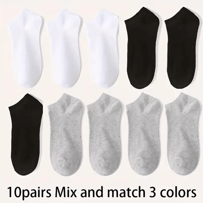 AirFlex Unisex Comfort Ankle Socks  Breathable Lightweight Everyday Wear 510 Pack 7